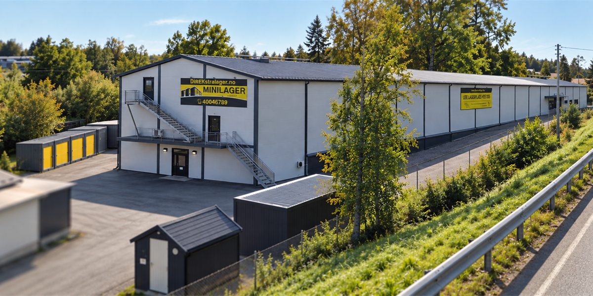 Retusjert foto av Ditt Ekstralager Dal i Eidsvoll