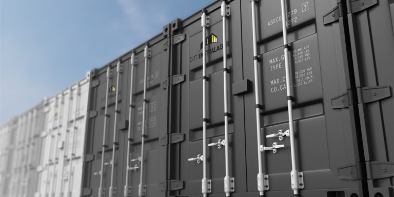 Eksempelbilde av drive-in-containere