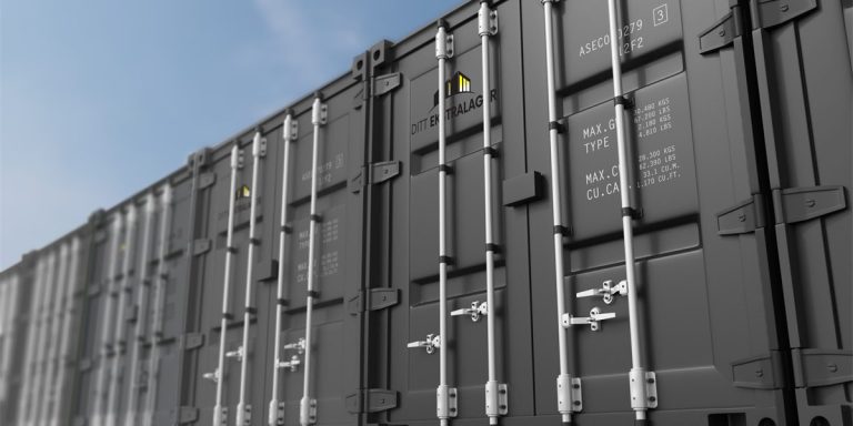 Eksempelbilde av drive-in-containere
